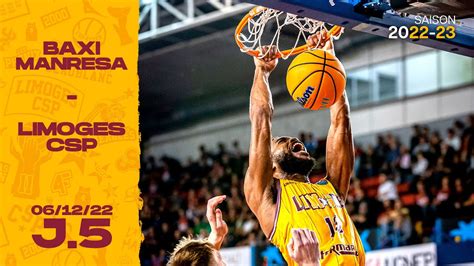 bcl basketball|BAXI Manresa v Limoges CSP .